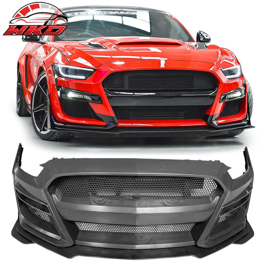Wholesale 15-17 Ford Mustang GT500 Style Front Bumper Cover Replacement - PP