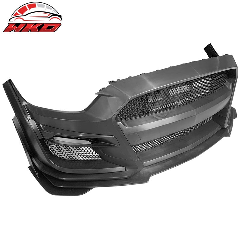 Fits 15-17 Ford Mustang GT500 Style Front Bumper Cover Replacement - PP