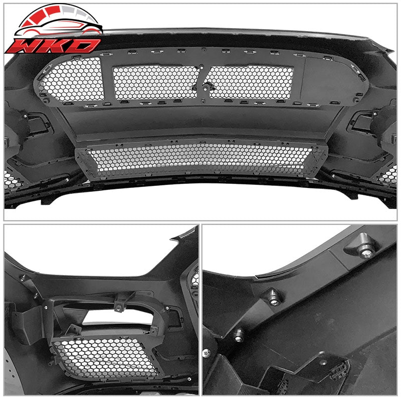 Fits 15-17 Ford Mustang GT500 Style Front Bumper Cover Replacement - PP