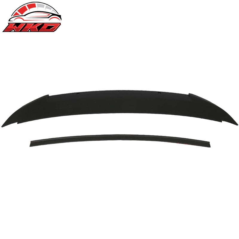 Fits 10-14 Ford Mustang GT500 Style Rear Trunk Spoiler Wing Lid Unpainted - ABS