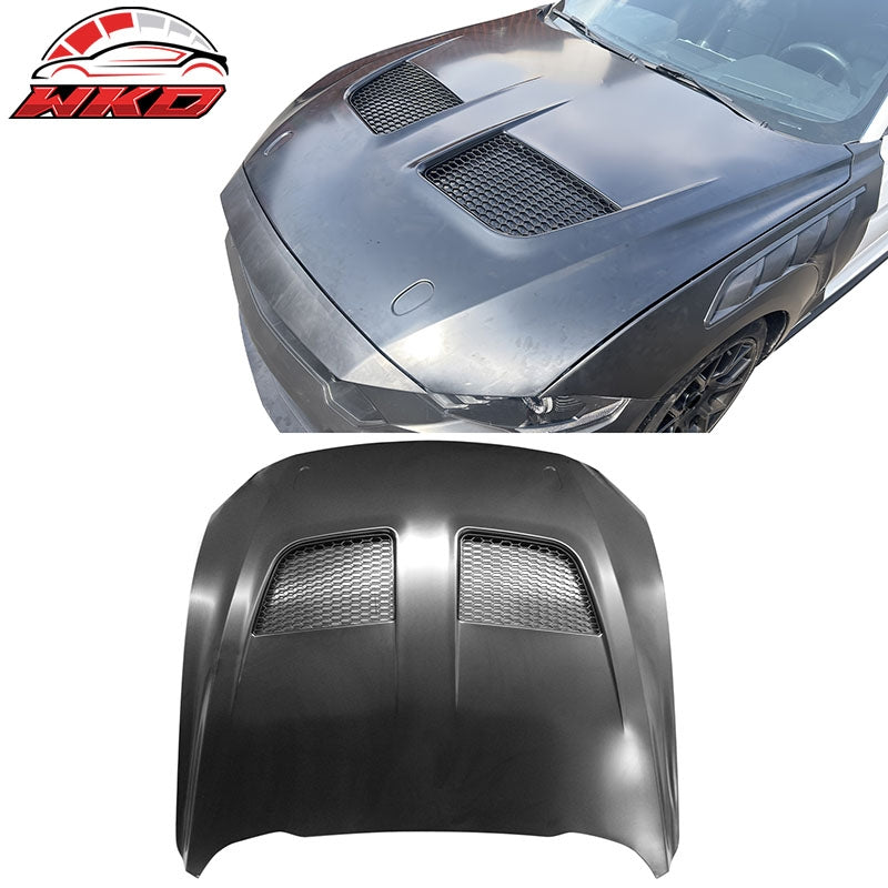 Wholesale 18-23 Ford Mustang GTD Style Aluminum Front Hood Scoop Engine Cover Bonnet