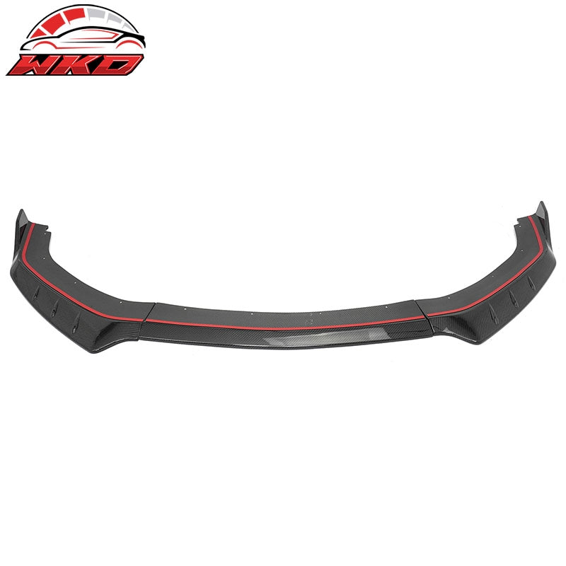 Wholesale 24-26 Ford Mustang IKON Front Bumper Lip Real Carbon Fiber Lower Splitter