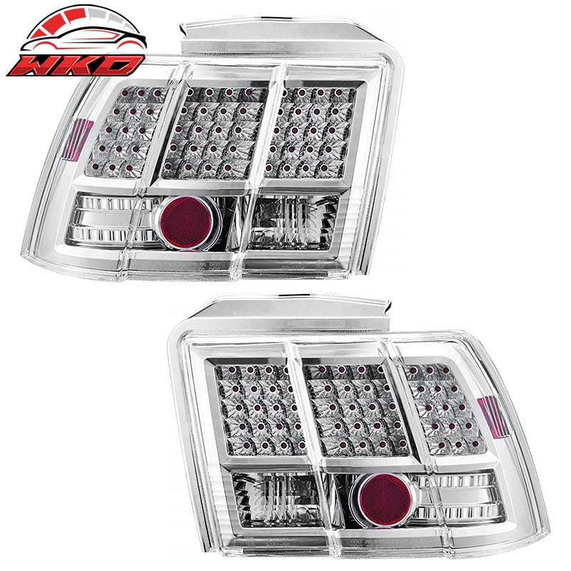 Wholesale 99-04 Ford Mustang Left Right RH LH Tail Lights Rear Brake Lamps Clear Lens