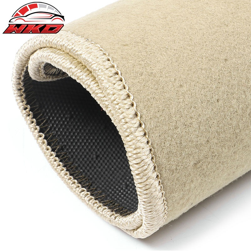 Fits 21-26 Ford Mustang Mach-E Front Rear Floor Mats Liner Carpets Nylon Beige