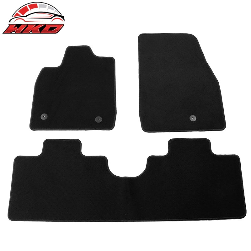 Wholesale 21-26 Ford Mustang Mach-E Nylon Floor Mats Liner Black Front Rear Carpets