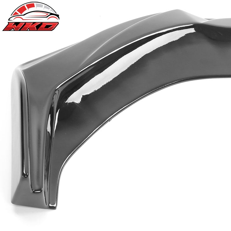 Fits 21-23 Ford Mustang Mach-E Gloss Black Front Bumper Lip Spoiler Splitter 1PC