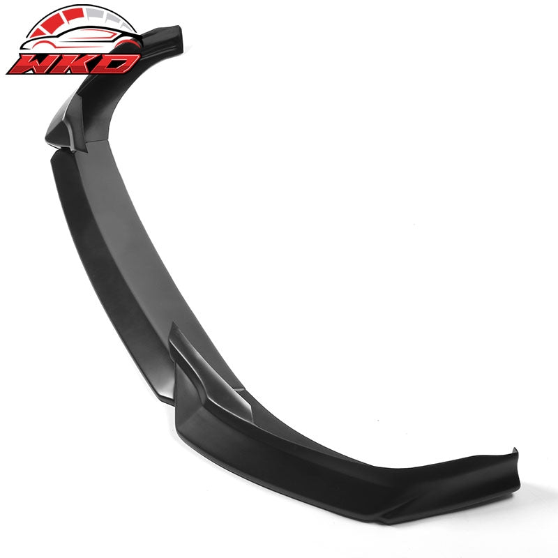 Fits 21-23 Ford Mustang Mach-E Matte Black Front Bumper Lip Spoiler Splitter 3PC