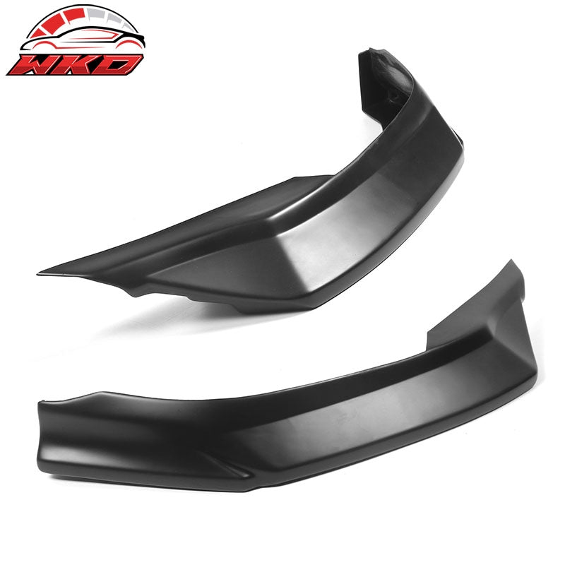 Fits 21-23 Ford Mustang Mach-E Matte Black Front Bumper Lip Spoiler Splitter 3PC