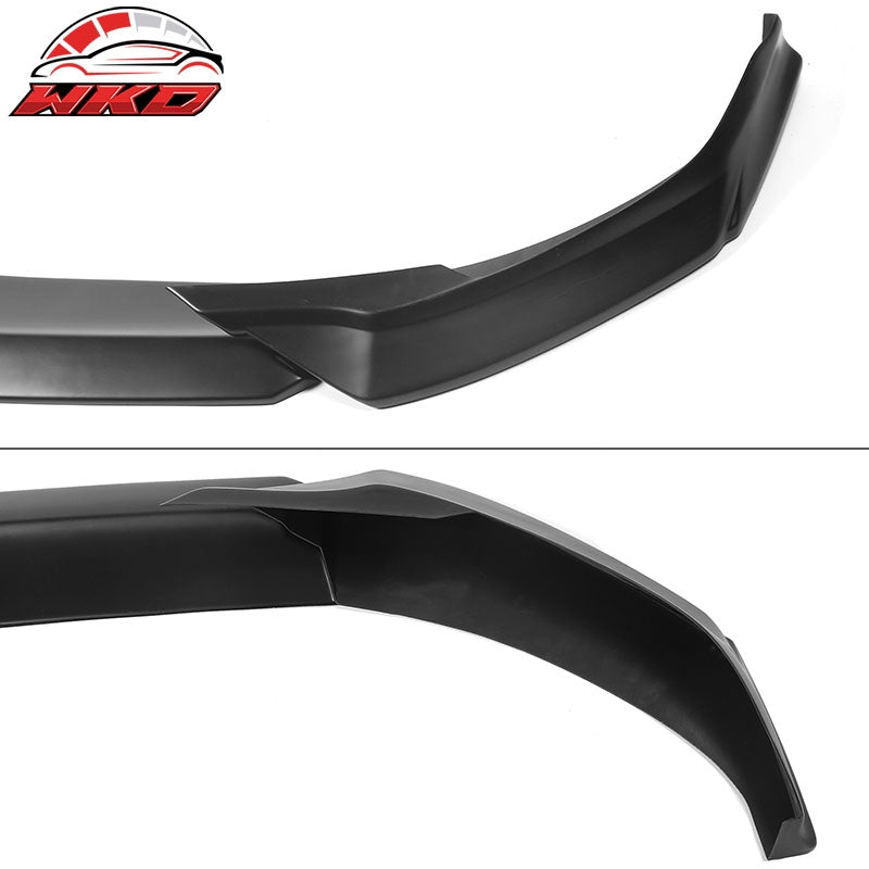 Fits 21-23 Ford Mustang Mach-E Matte Black Front Bumper Lip Spoiler Splitter 3PC
