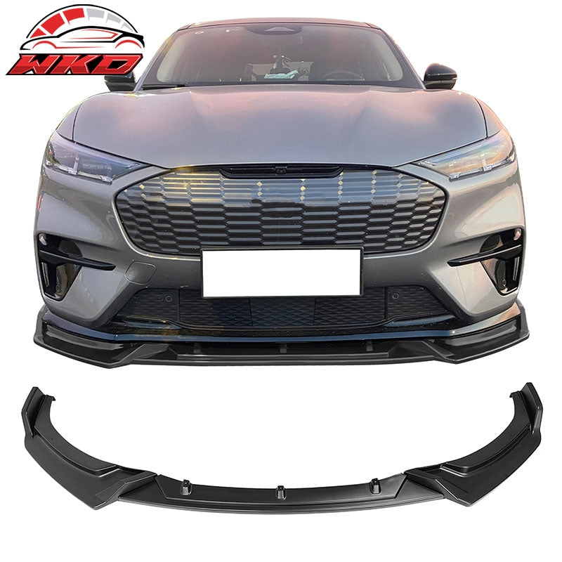 Wholesale 21-23 Ford Mustang Mach-E GT 3PCS Front Bumper Lip Spoiler PP Matte Black