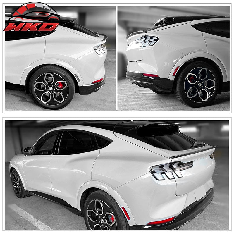 Rear Trunk Spoiler Wing Fits 21-26 Ford Mustang Mach-E IKON 2 Style Unpainted