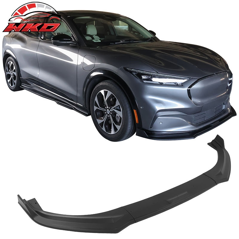 Wholesale 21-26 Ford Mustang Mach-E IKON Style 3PCS Front Bumper Lip PP Matte Black