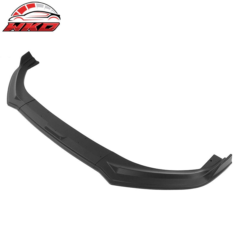 Fits 21-26 Ford Mustang Mach-E IKON Style 3PCS Front Bumper Lip PP Matte Black