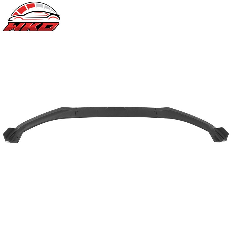 Fits 21-26 Ford Mustang Mach-E IKON Style 3PCS Front Bumper Lip PP Matte Black