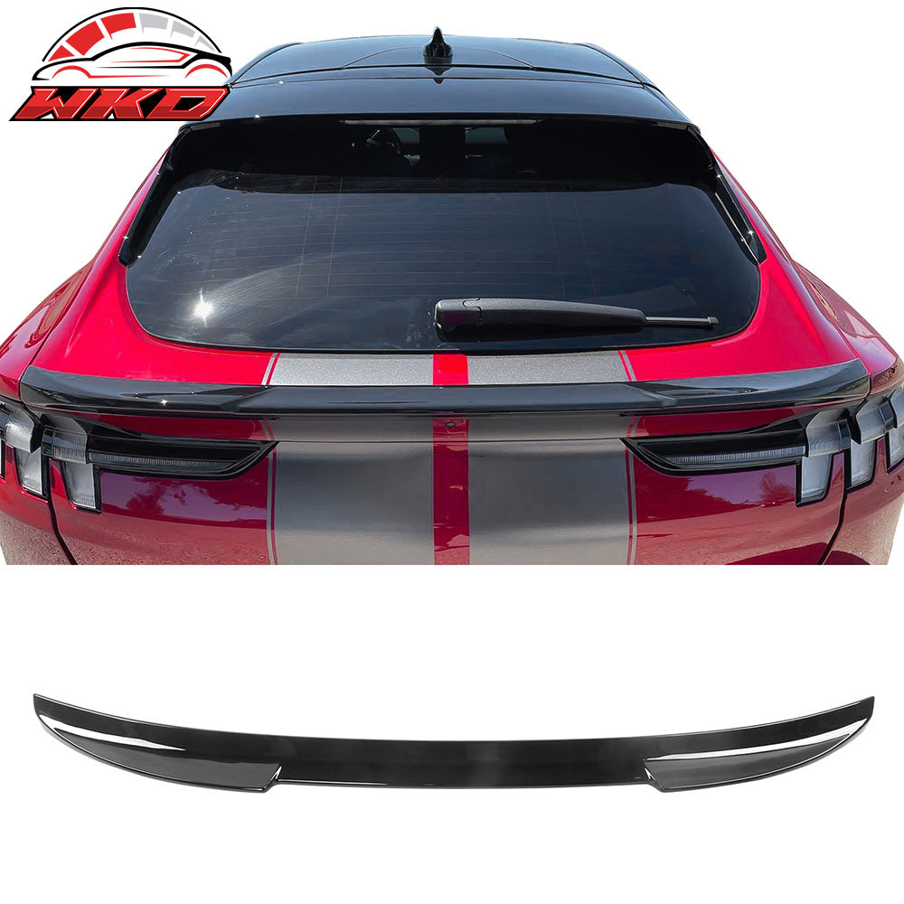 Wholesale 21-25 Ford Mustang Mach-E IKON Style Gloss Black MID Rear Trunk Spoiler ABS