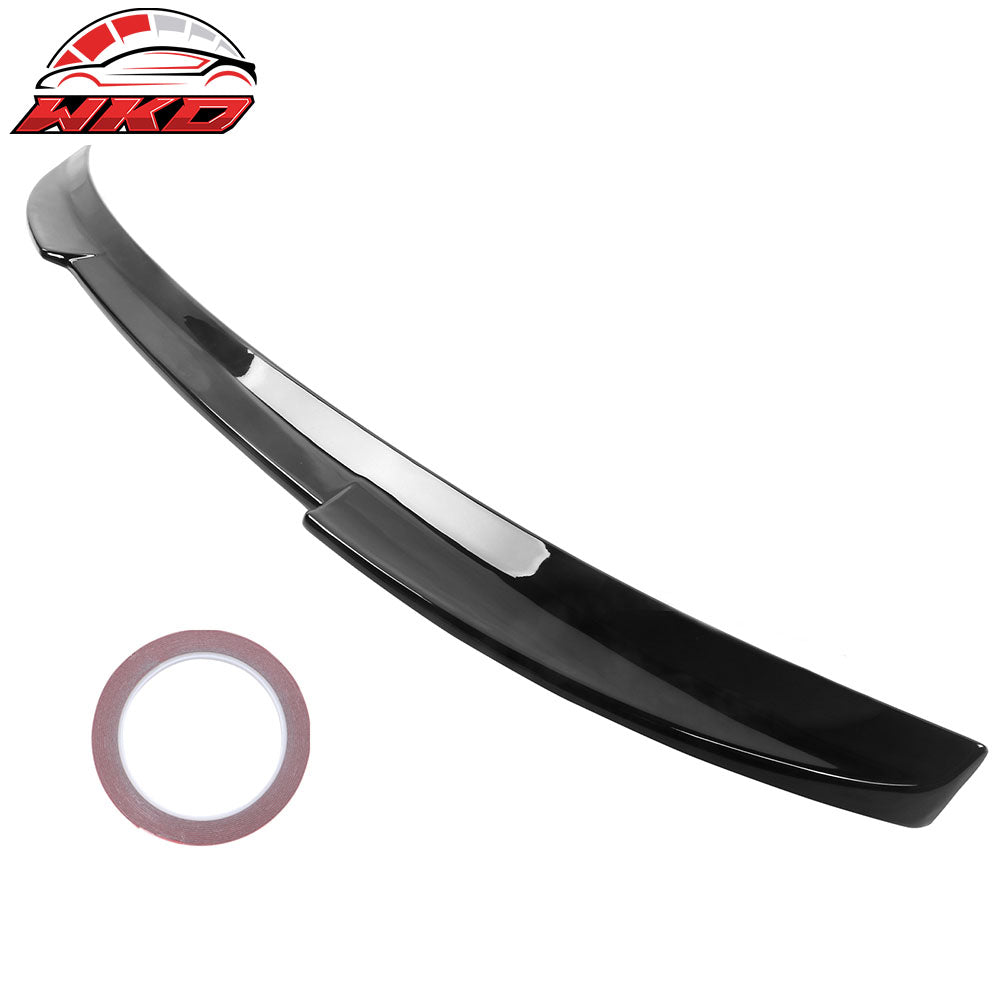 Fits 21-25 Ford Mustang Mach-E IKON Style Gloss Black MID Rear Trunk Spoiler ABS