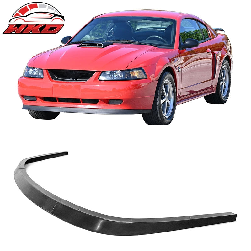 Wholesale 99-04 Ford Mustang OE Style Front Bumper Lip Lower Spoiler 3PC Unpainted PU - Wikond Auto