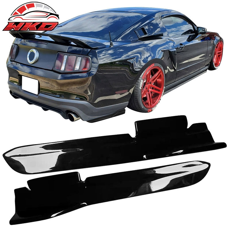 Wholesale  10-14 Ford Mustang LS Style Rear Bumper Aprons PP Gloss Black