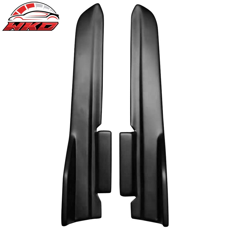 Fits 10-14 Ford Mustang LS Style 2PCS Rear Bumper Lip Aprons Spat PP Matte Black