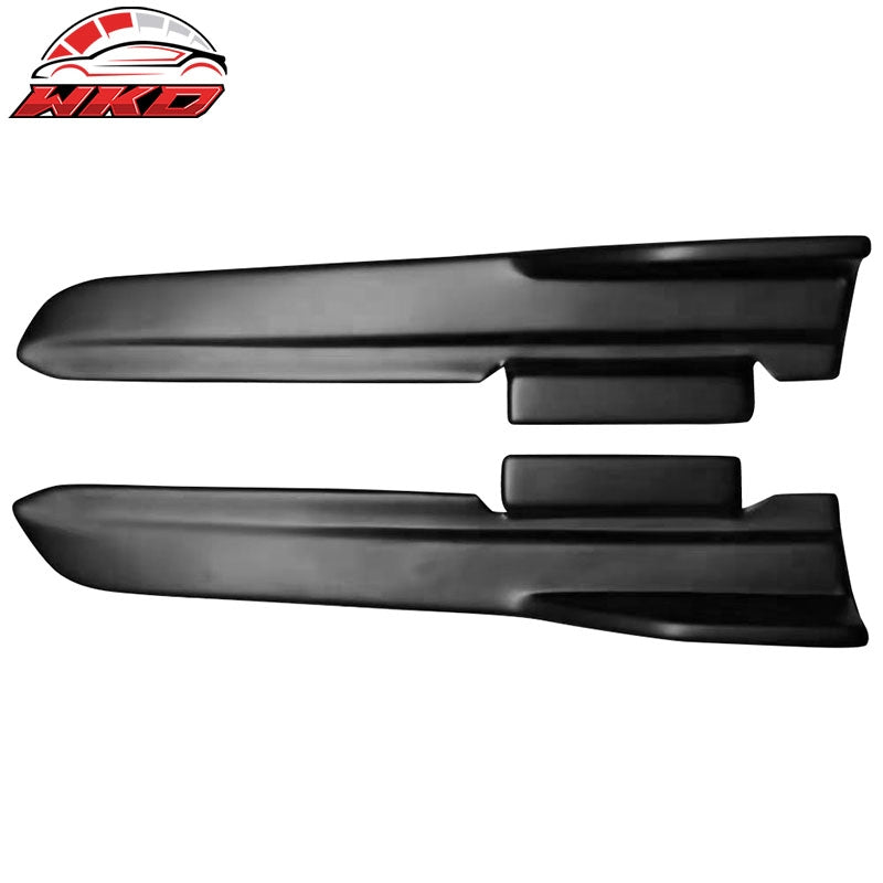 Fits 10-14 Ford Mustang LS Style 2PCS Rear Bumper Lip Aprons Spat PP Matte Black