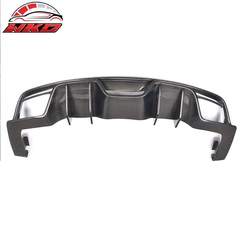 Wholesale 15-17 Ford Mustang S550 Coupe JC Style Rear Diffuser Spoiler Carbon Fiber