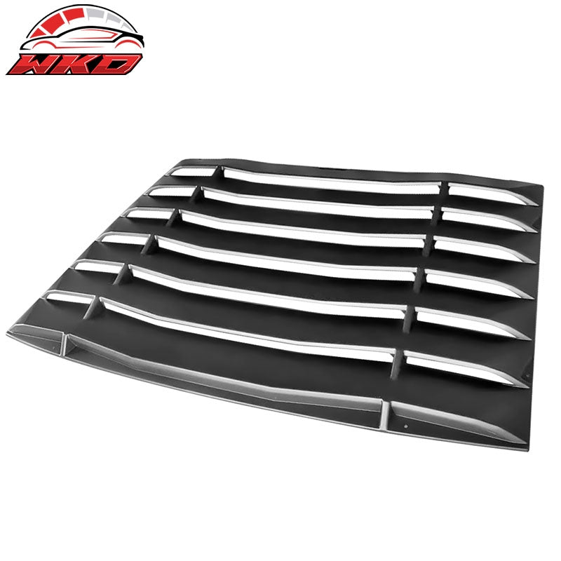 Fits 05-14 Ford Mustang IKON Style Unpainted Rear Window Louver Windshield ABS