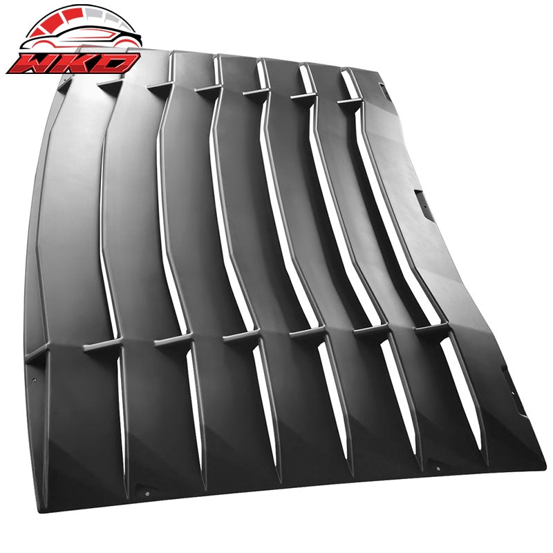 Fits 05-14 Ford Mustang IKON Style Unpainted Rear Window Louver Windshield ABS