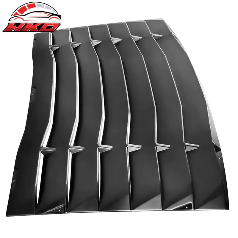 Fits 05-14 Ford Mustang IKON Style Unpainted Rear Window Louver Windshield ABS