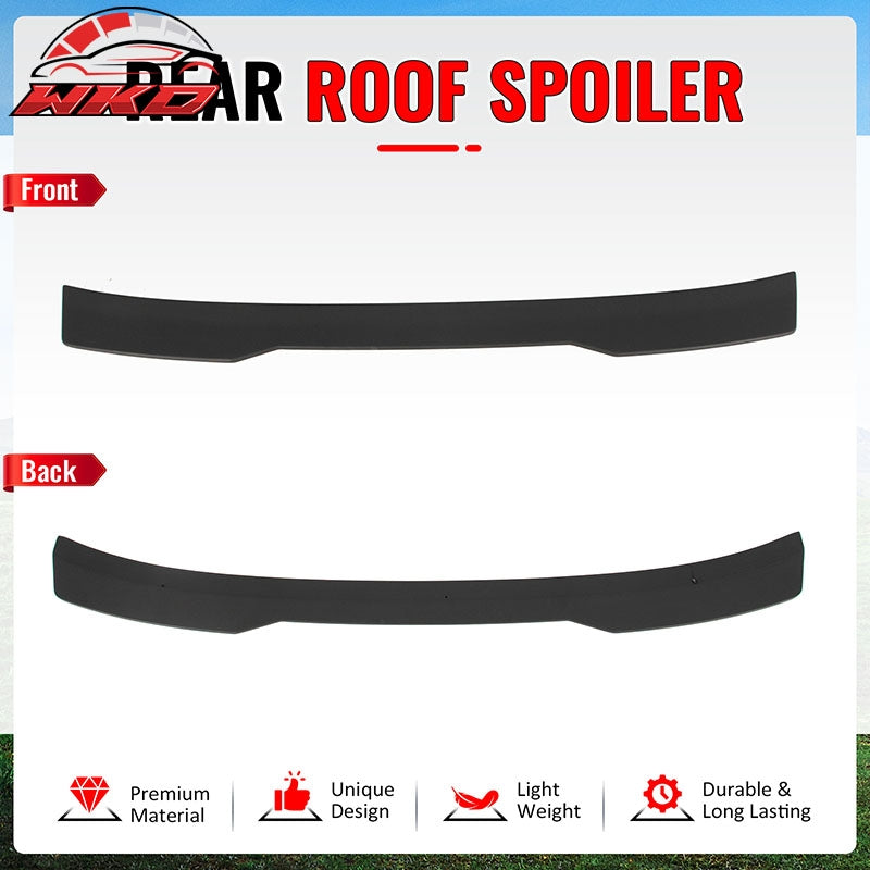 Fits 24-26 Ford Mustang S650 Coupe OE Style Rear Roof Spoiler Matte Black ABS