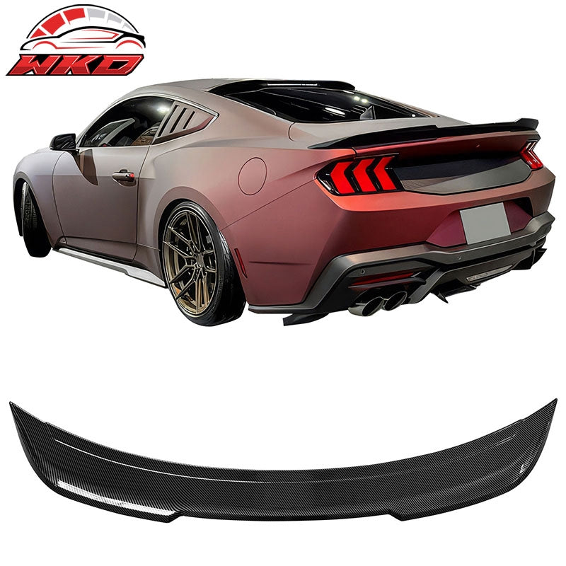 Wholesale 24-26 Ford Mustang S650 Trunk Spoiler DECK Carbon Fiber Print Rear Lid Wing