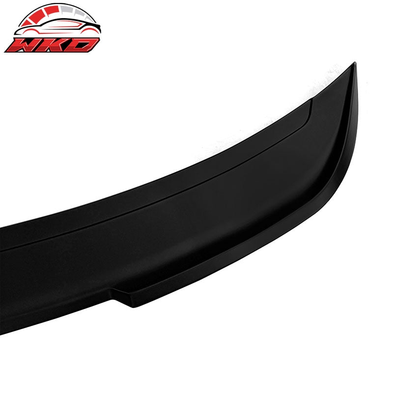 Fits 24-26 Ford Mustang S650 Trunk Spoiler DECK Matte Black Rear Deck Lid Wing