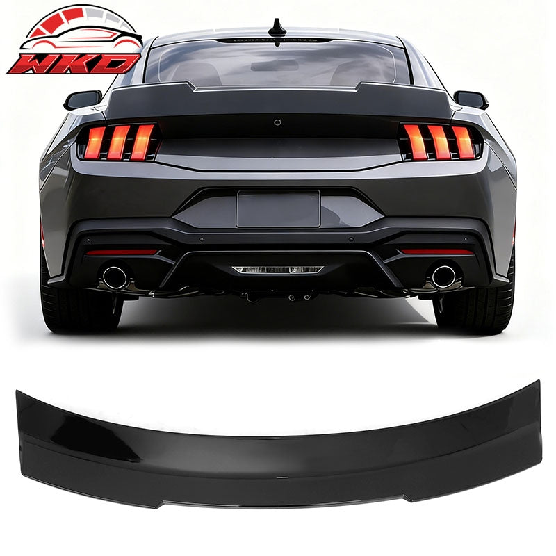 Wholesale For 24-26 Ford Mustang SK Style Duckbill Trunk Spoiler Gloss Black Rear Wing ABS - Wikond Auto