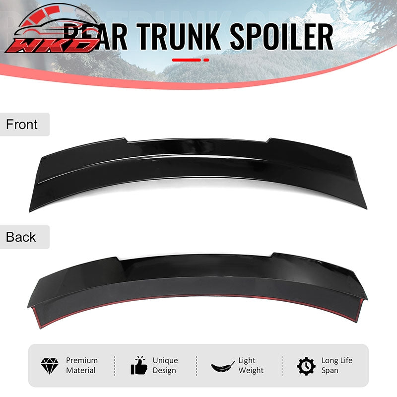 Wholesale For 24-26 Ford Mustang SK Style Duckbill Trunk Spoiler Gloss Black Rear Wing ABS - Wikond Auto