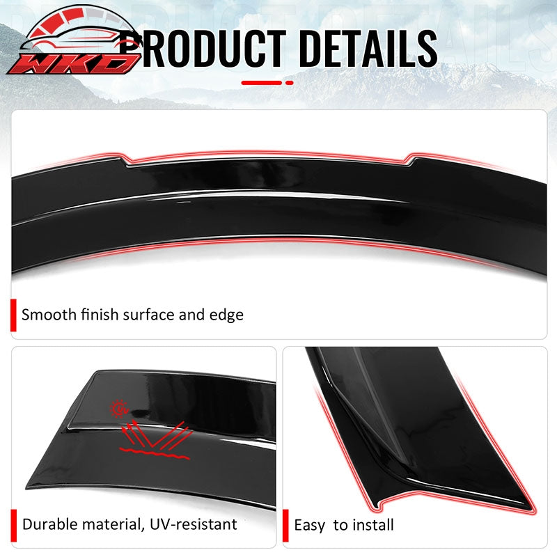 Wholesale For 24-26 Ford Mustang SK Style Duckbill Trunk Spoiler Gloss Black Rear Wing ABS - Wikond Auto