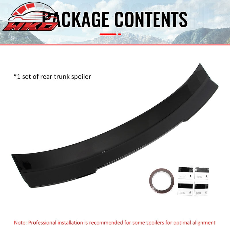 Wholesale For 24-26 Ford Mustang SK Style Duckbill Trunk Spoiler Gloss Black Rear Wing ABS - Wikond Auto