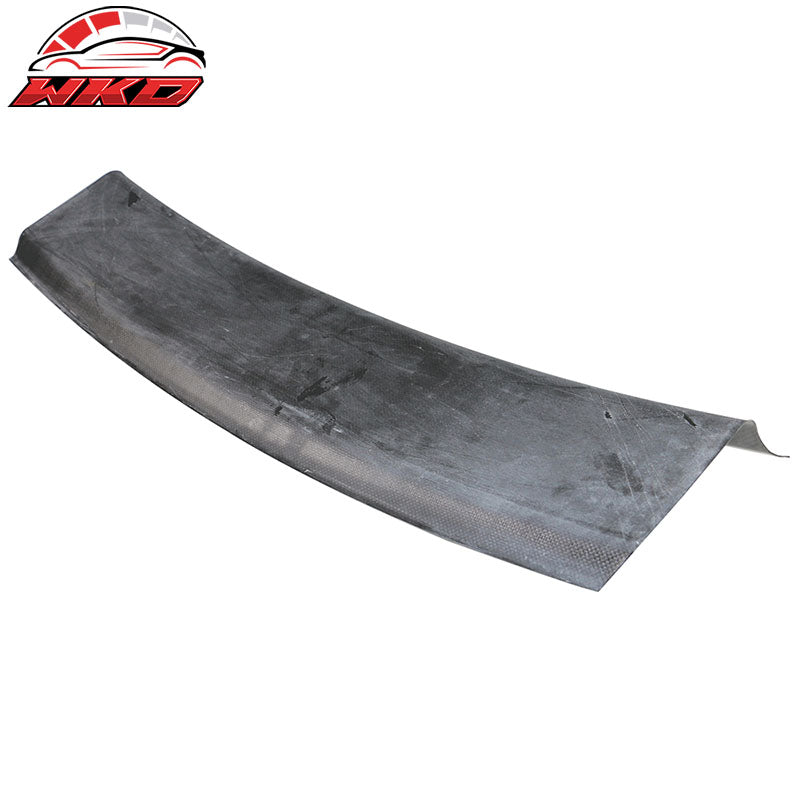 Fits 15-23 Ford Mustang Vintage Style Trunk Boot Cover Panel Matte Carbon Fiber