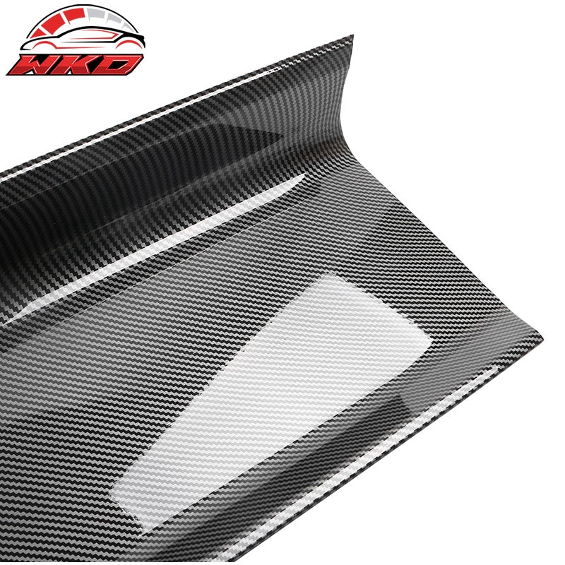 Fits 15-23 Ford Mustang Trunk Decklid Trim Cover Panel Carbon Fiber Hydro Dip