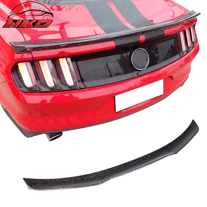 Fits 15-23 Ford Mustang S550 Forged Carbon Fiber CF Trunk Spoiler