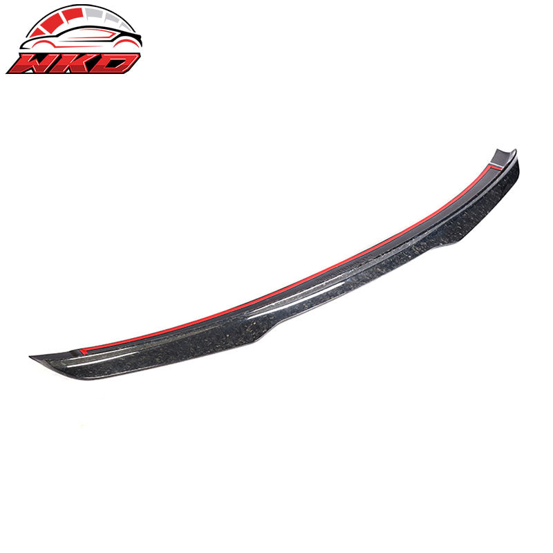 Fits 15-23 Ford Mustang S550 Forged Carbon Fiber CF Trunk Spoiler