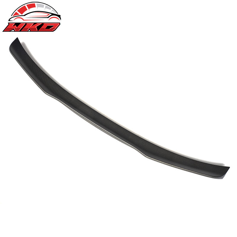 Fits 15-23 Ford Mustang GT Coupe Trunk Spoiler Wing - Matte Carbon Fiber
