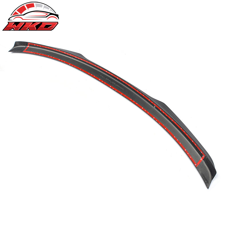 Fits 15-23 Ford Mustang GT Coupe Trunk Spoiler Wing - Matte Carbon Fiber
