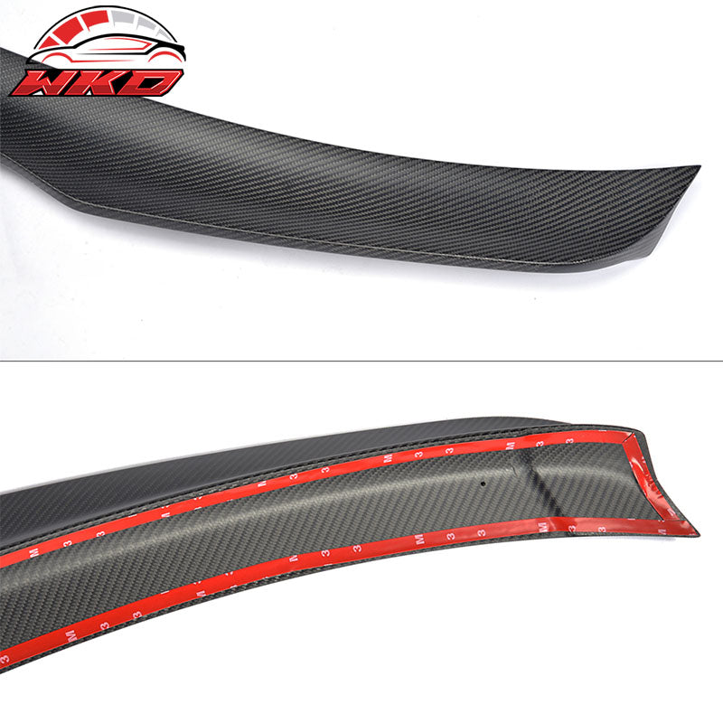 Fits 15-23 Ford Mustang GT Coupe Trunk Spoiler Wing - Matte Carbon Fiber