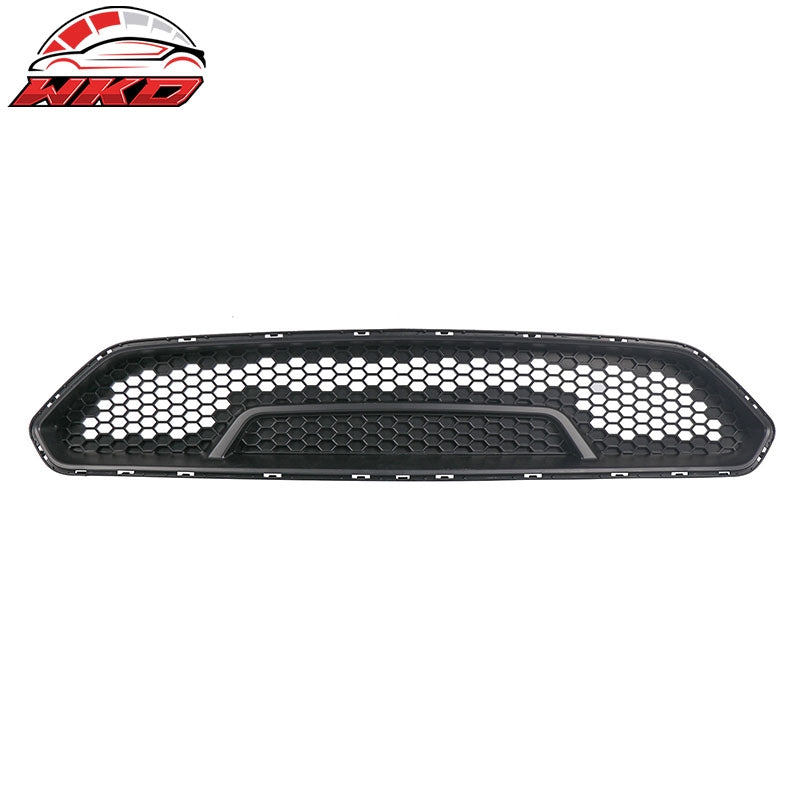 Fits 18-23 Ford Mustang Upper Grille Shelby Super Snake Style Matte Black Guard