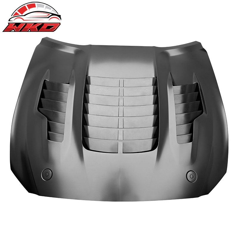 For 15-17 Ford Mustang V6/GT/GT350 20-23 GT500 GT500KR Style Front Hood Aluminum