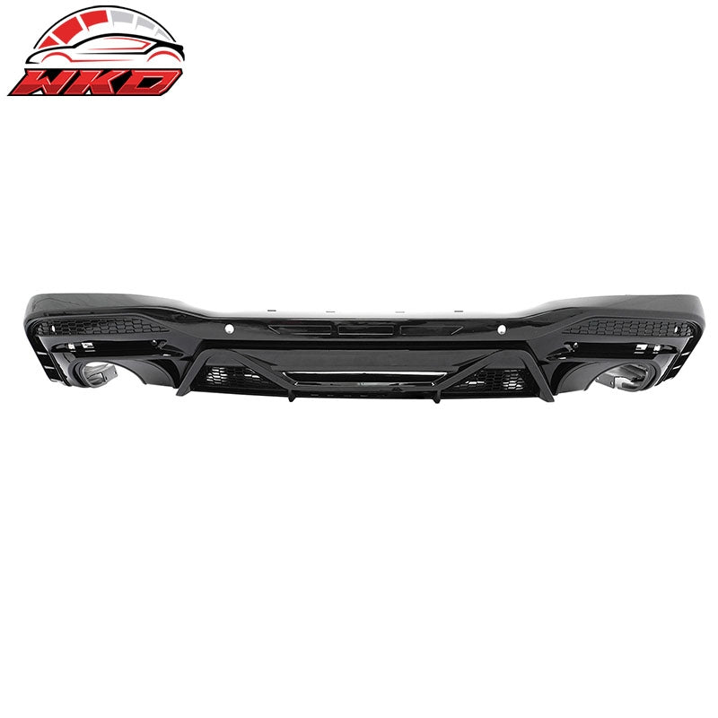 Wholesale 24-26 Ford Mustang V6/GT Rear Bumper Diffuser Dark Horse Style Gloss Black