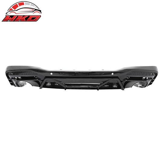 Wholesale 24-26 Ford Mustang V6/GT Rear Bumper Diffuser Dark Horse Style Gloss Black