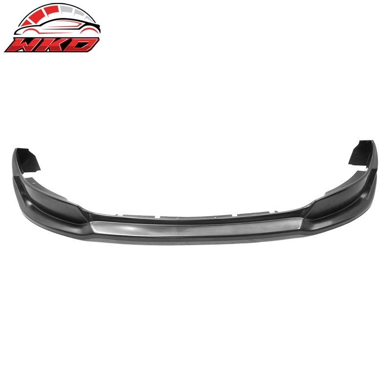 Fits 13-14 Ford Mustang V6 & GT Unpainted Black Front Bumper Lip Spoiler Kit PU