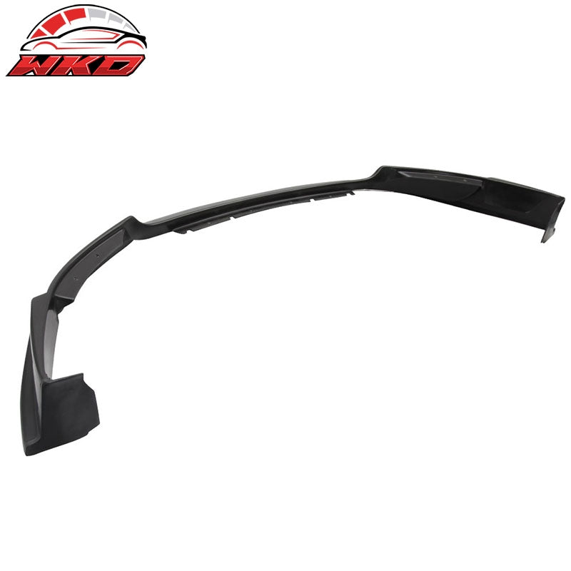 Fits 13-14 Ford Mustang V6 & GT Unpainted Black Front Bumper Lip Spoiler Kit PU