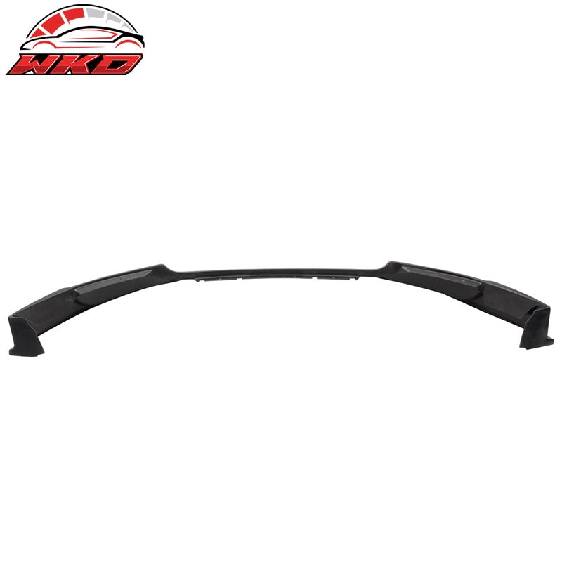 Fits 13-14 Ford Mustang V6 & GT Unpainted Black Front Bumper Lip Spoiler Kit PU
