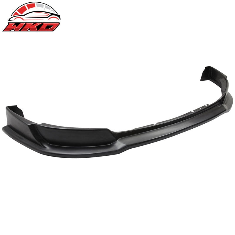 Fits 13-14 Ford Mustang V6 & GT Unpainted Black Front Bumper Lip Spoiler Kit PU